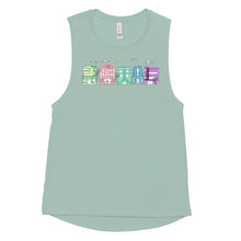 Load image into Gallery viewer, Art Deco Beach - Ladies' Muscle Tank