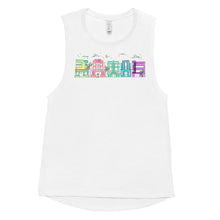 Load image into Gallery viewer, Art Deco Beach - Ladies' Muscle Tank