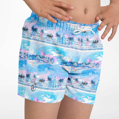 Kids Swim Trunks - Chill Wave
