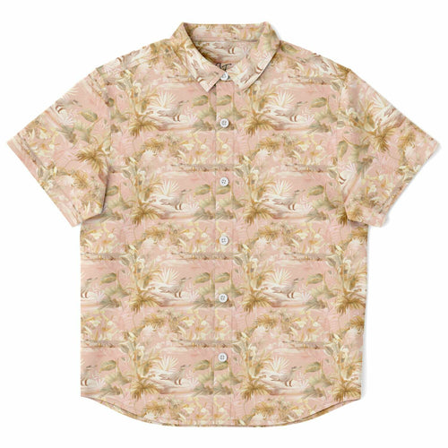Youth Button Down Shirt - Winter Sunbathing