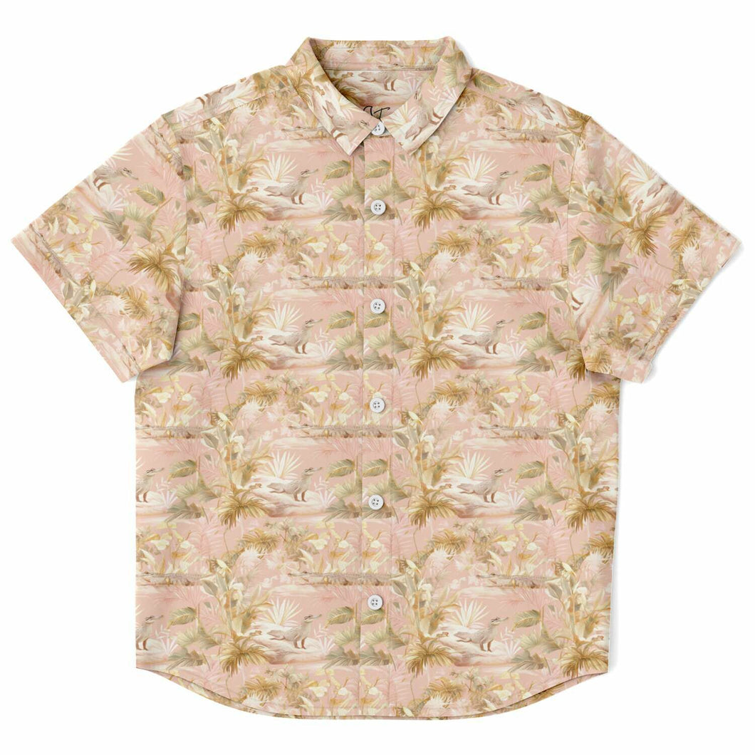 Youth Button Down Shirt - Winter Sunbathing