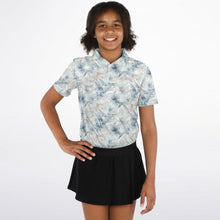 Load image into Gallery viewer, Neutral Tropic Toile- Youth Polo Shirt