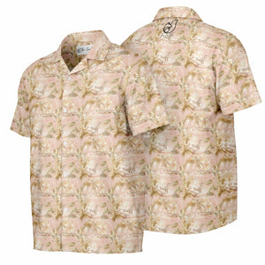 Spread Collar Button Down Shirt - Winter Sunbathing