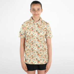 Orange Blossom- Kids Polo Shirt
