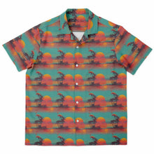 Load image into Gallery viewer, Men's Short Sleeve Button-Down - Pluma Sunset