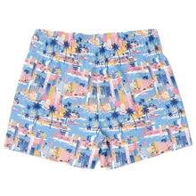 Load image into Gallery viewer, Miami Blue Skyline- Kids Swim Trunks