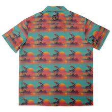 Load image into Gallery viewer, Men's Short Sleeve Button-Down - Pluma Sunset