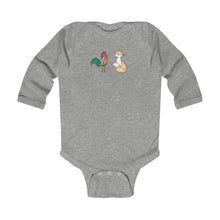 Load image into Gallery viewer, Kouki the Rooster- Infant Long Sleeve Bodysuit