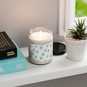 Festive Palms -Lavender + Sage Scented Soy Candle