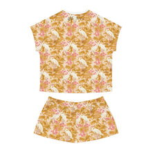 Load image into Gallery viewer, Women&#39;s Short Pajama Set - Rosette Cranes
