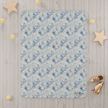 Load image into Gallery viewer, Neutral Toile Tropic Toddler Blanket