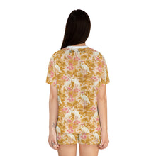 Load image into Gallery viewer, Women&#39;s Short Pajama Set - Rosette Cranes