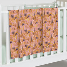 Load image into Gallery viewer, Baby Swaddle Blanket - Tropical Fronds