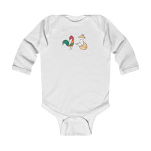 Load image into Gallery viewer, Kouki the Rooster- Infant Long Sleeve Bodysuit
