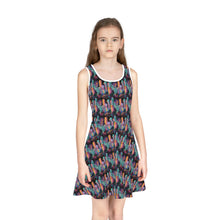 Load image into Gallery viewer, Girls' Sleeveless Sundress - Neon Noche