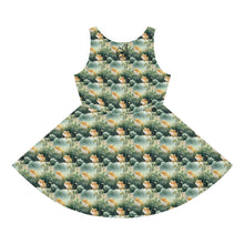 Load image into Gallery viewer, Girls' Sleeveless Sundress - Hamster Garden Party