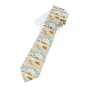 Pastel Ecosystem Printed Necktie