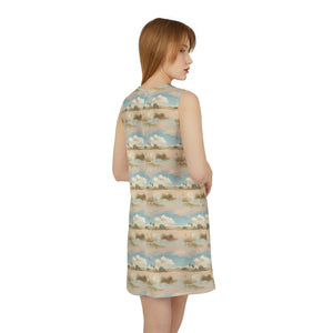 Pastel Ecosystem- Aline Sleeveless Dress