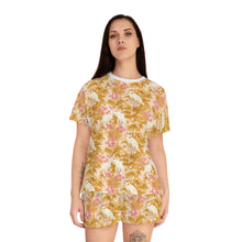 Load image into Gallery viewer, Women&#39;s Short Pajama Set - Rosette Cranes