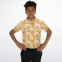 Load image into Gallery viewer, Kids Polo Shirt - Rosette Cranes