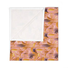 Load image into Gallery viewer, Baby Swaddle Blanket - Tropical Fronds