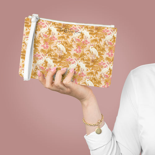 Clutch Bag - Rosette Crane