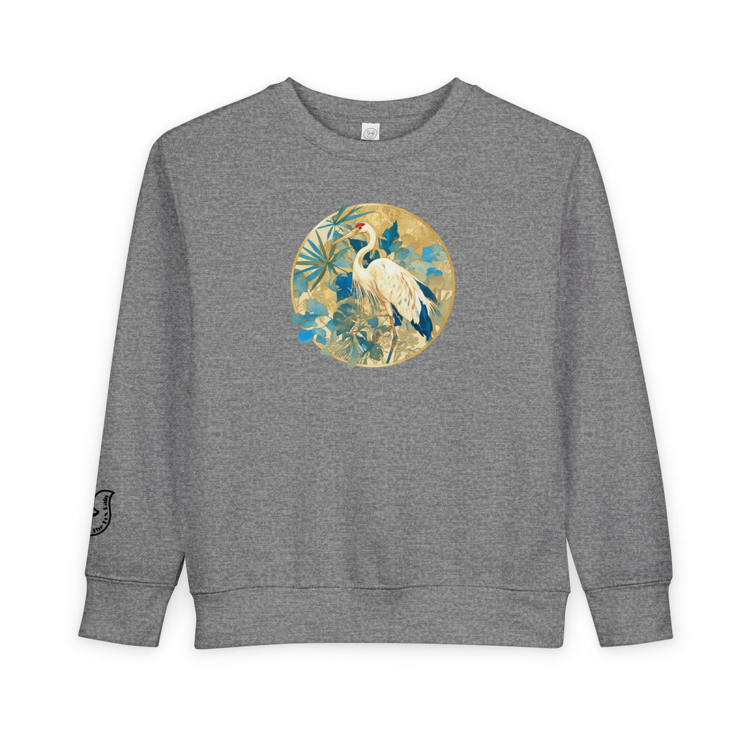 Toddler Sweatshirt - Winter Crane