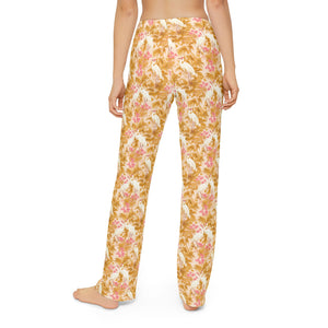 Kids Lounge Pants - Rosette Cranes