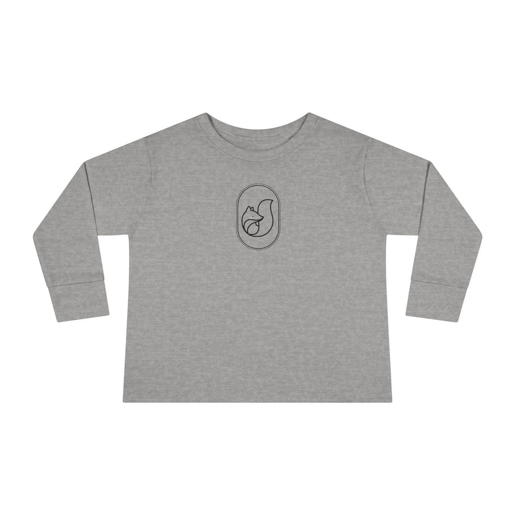 Toddler Long Sleeve Tee - Fox Rain Logo