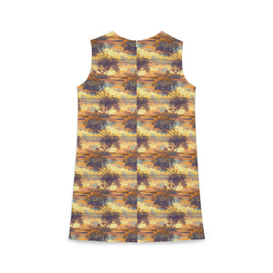 Florida Firesky- Aline Sleeveless Dress