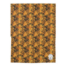 Load image into Gallery viewer, Baby Swaddle Blanket - Golden Fronds