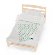 Load image into Gallery viewer, Festive Palms- Velveteen Plush Blanket