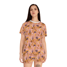 Load image into Gallery viewer, Women&#39;s Short Pajama Set - Tropical Fronds