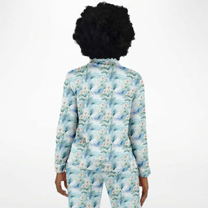 Floral Tropic- Women's Satin Pajamas