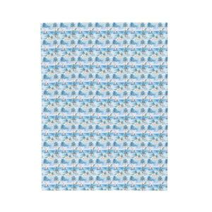 Tropic Sojourn- Velveteen Plush Blanket
