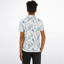 Load image into Gallery viewer, Neutral Tropic Toile- Youth Polo Shirt