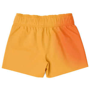 Kids Swim Trunks - Yellow Orange Gradient