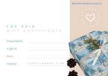Load image into Gallery viewer, Fox Rain E-Gift Cards