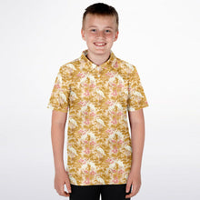 Load image into Gallery viewer, Kids Polo Shirt - Rosette Cranes