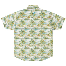 Load image into Gallery viewer, Palm Tree Breeze- Men&#39;s Short Sleeve Button Down Shirt