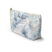 Load image into Gallery viewer, Neutral Toile Tropic Accessory Pouch