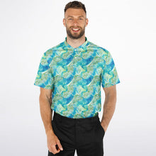 Load image into Gallery viewer, Mens Blade Collar Polo - Azul Adventure
