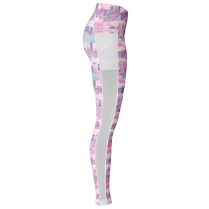 80s City Pop Mesh with Pocket Legging