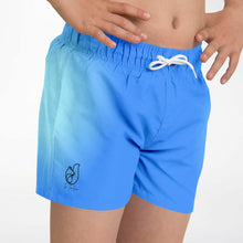 Load image into Gallery viewer, Kids Swim Trunks - Dark Blue Fade