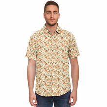Load image into Gallery viewer, Orange Blossom- Short Sleeve Button Down Shirt