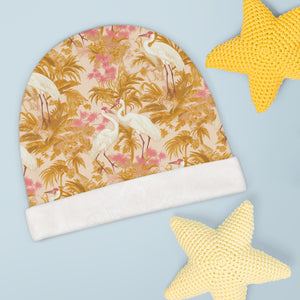 Baby Beanie - Rosette Cranes