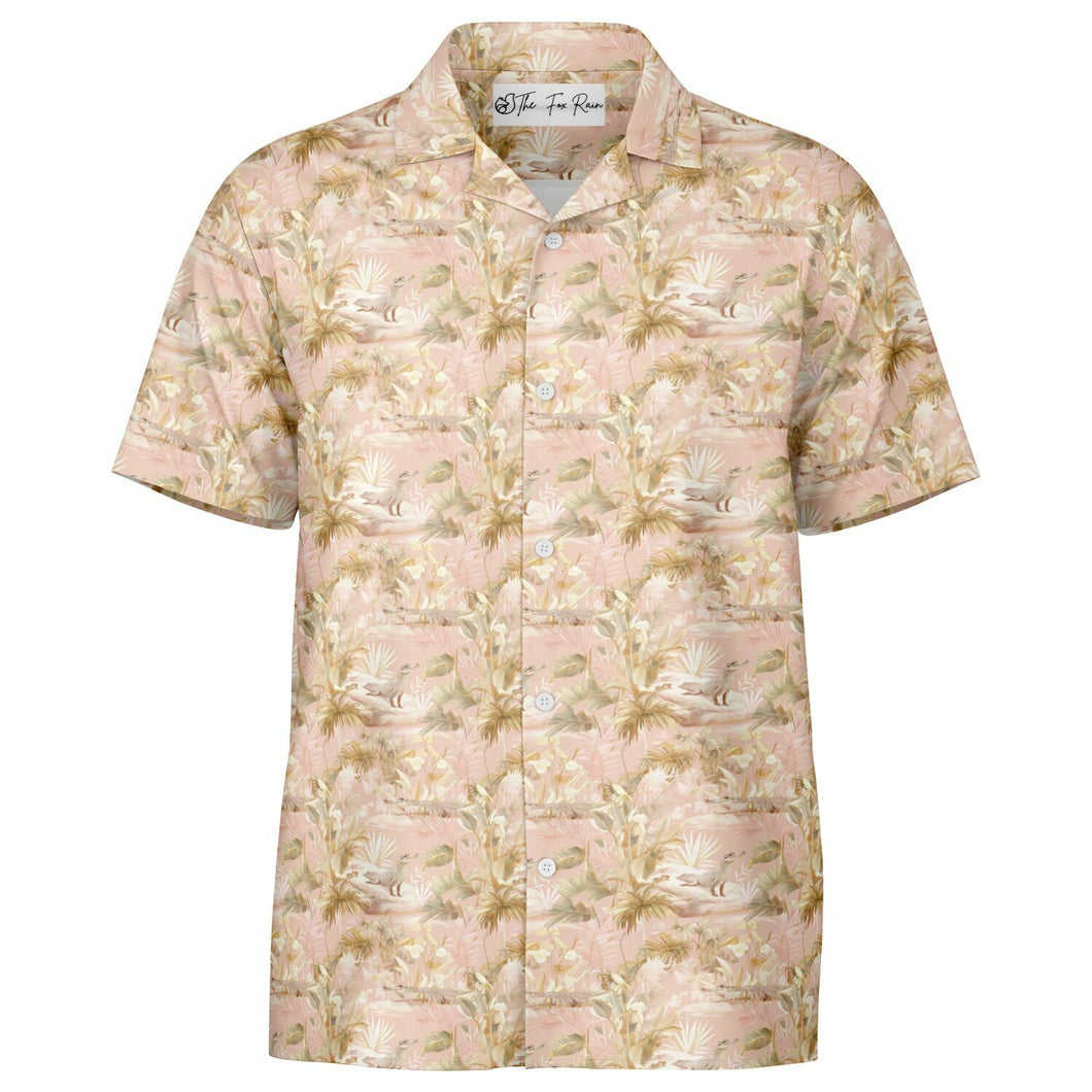 Spread Collar Button Down Shirt - Winter Sunbathing