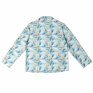Floral Tropic- Women's Satin Pajamas