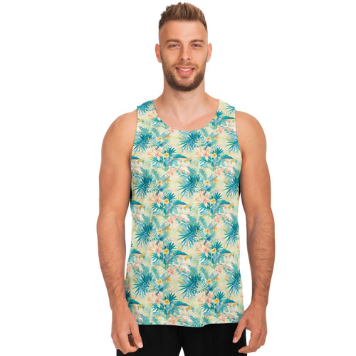 Tropical Floral- Mens Tank Top
