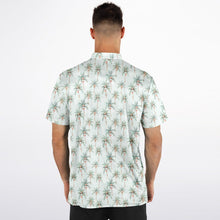 Load image into Gallery viewer, Festive Palms- Mens Blade Collar Polo Shirt